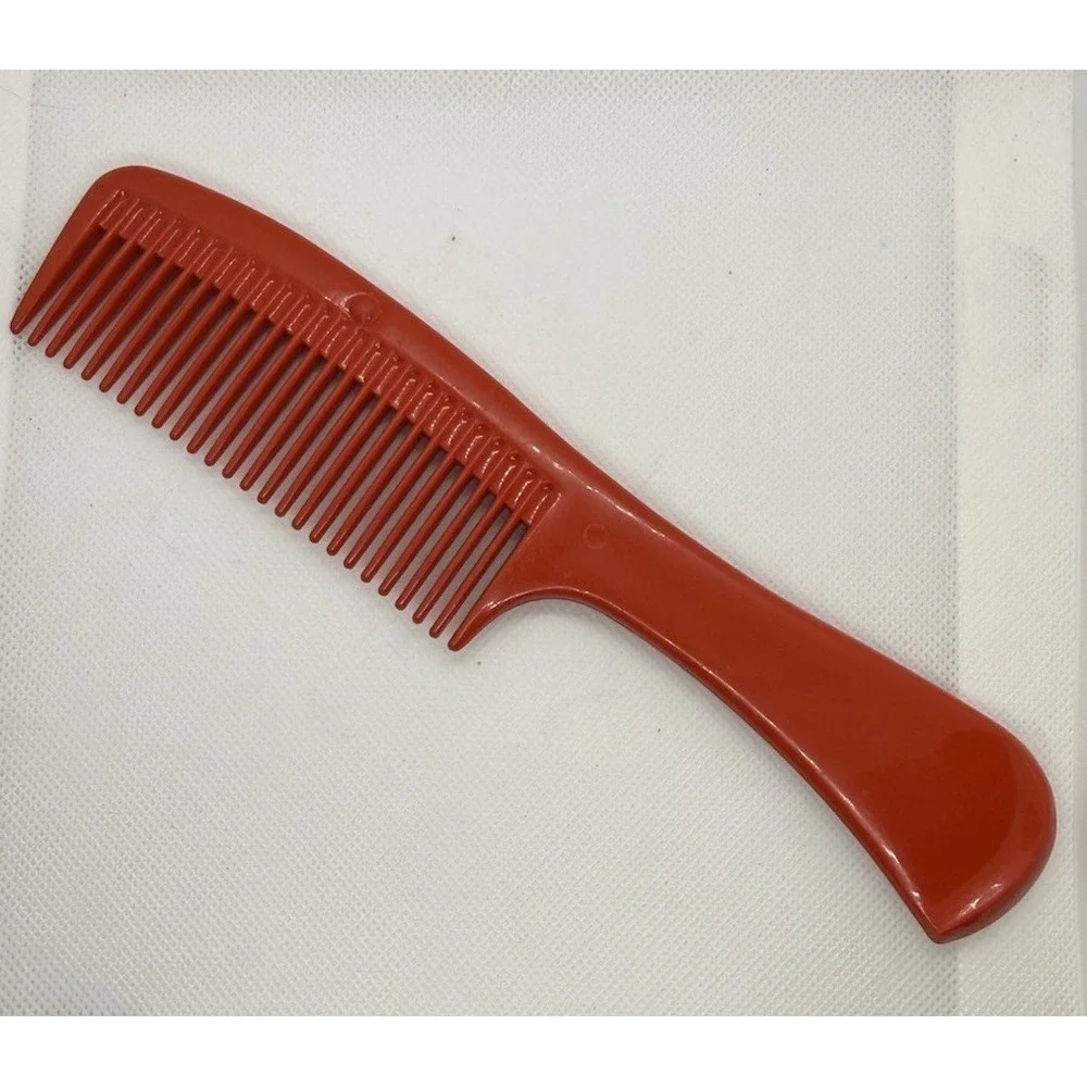 Vintage Imperial Red‎ Plastic Comb Imperial By Ace Unbreakable Comb